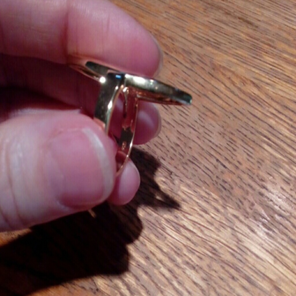 Sz 6.25 Gold over Sterling Ring - Picture 5 of 8
